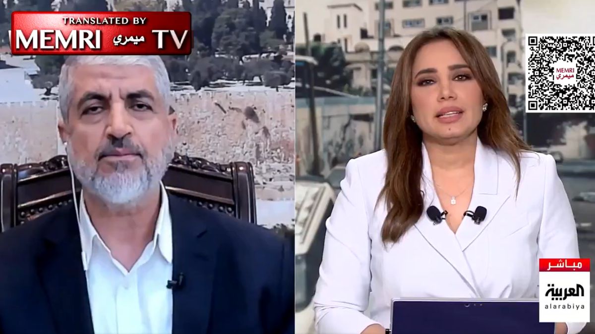 Arabská moderátorka se překvapivě tvrdě opřela do bývalého šéfa Hamásu